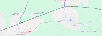 Map showing the Gas Tech facility in Sagamu, Ogun State