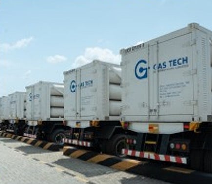 Gas Tech CNG cascade trailers